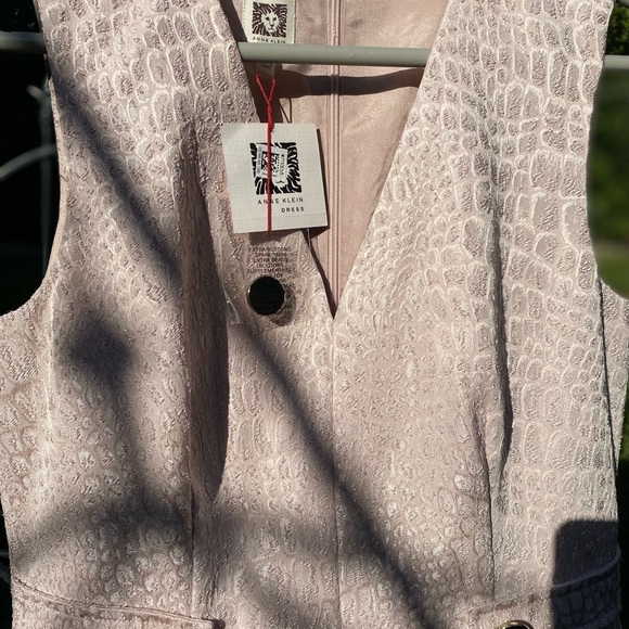 ANNE KLEIN Blush Pink Dress Size 10 NWT - Picture 8 of 16